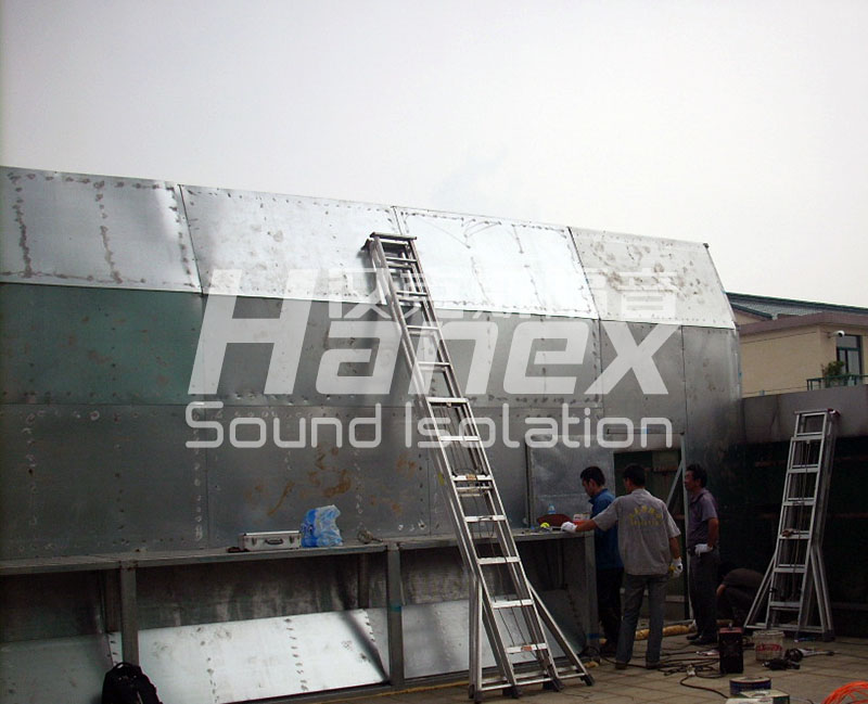 臺州市公安局10臺計(jì)算機(jī)空調(diào)外機(jī)噪聲治理項(xiàng)目案例