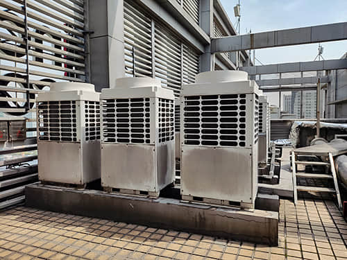 屋頂空調(diào)機(jī)組震動(dòng)噪聲大，不切管道不抬設(shè)備方案這樣做！