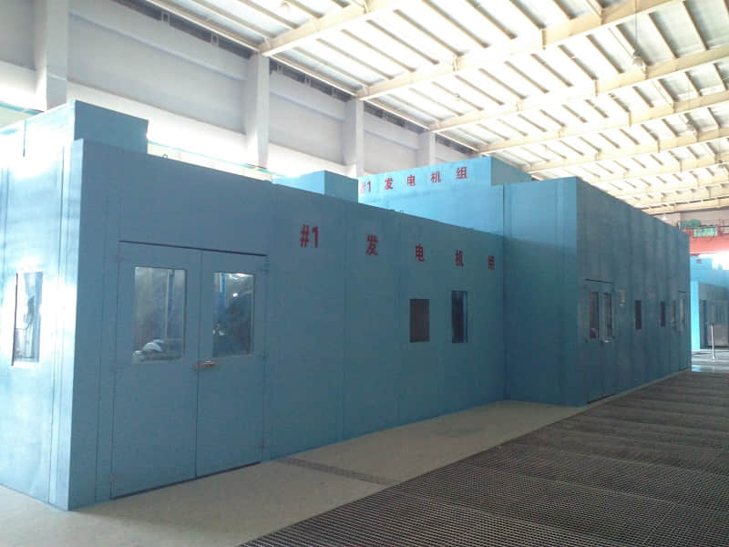 廣州李坑生活垃圾發(fā)電廠汽輪機(jī)隔音罩項目工程