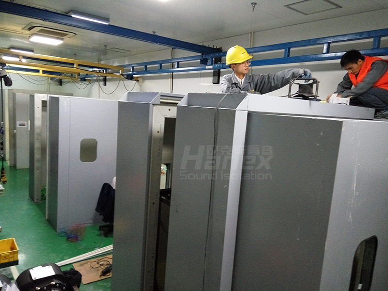 上海漢鐘精機(jī)股份有限公司空氣壓縮機(jī)測試靜音房 (2)