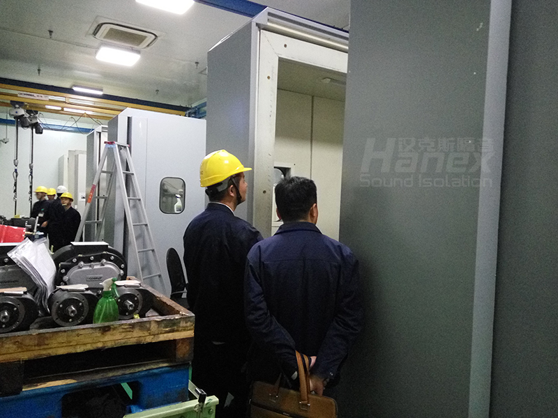上海漢鐘精機定制測試系統隔音間項目案例